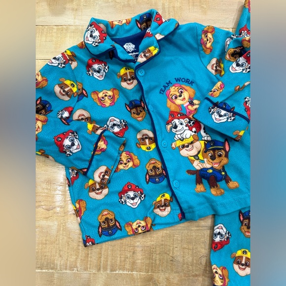 2 boys PAW PATROL Nickelodeon boys kids toddler pajama set Marshall skye - Picture 9 of 13